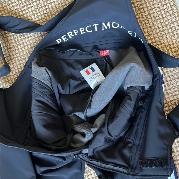 Perfect Moment Black Ski Pants with White Stripes - Picture 4 of 7